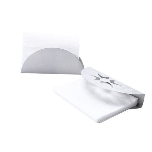 Napkin Holder Stainless Steel Western Style Crescent Shaped Scalloped Tissue Holder Seat Restaurant Paper Towel Holder Kitchen Gadget Napkin Holder Stainless Steel Western Style Crescent Shaped Scalloped Tissue Holder Seat Restaurant Paper Towel Holder Kitchen Gadget