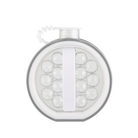 Cold Kettle Household Ice Tray Ice Cube Ice Making Box Mould (Color: Grey)
