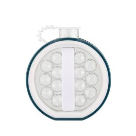Cold Kettle Household Ice Tray Ice Cube Ice Making Box Mould (Color: Blue)