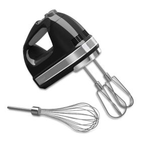 7-Speed Contour Silver Hand Mixer with Whisk and Whisk Attachment (Material: plastic, Color: black)