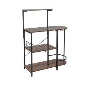 Multi-Tier Kitchen Storage & Organization Bakers Rack (Color: As pic show, Type: Style A)