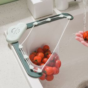 Creative Cloud Sink Drain Rack Kitchen Sink Garbage Filter Sink Disposable Filter Mesh Bag Anti-Blocking Strainer Kitchen Gadget (Color: green, Filter Mesh: No Mesh)