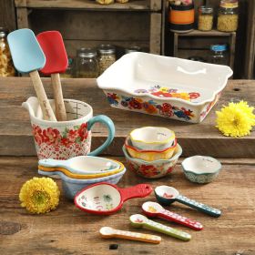 Ceramic Baking Set, 16-Pieces/25-Piece (Color: a, size: 16-Pieces)