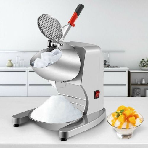 Commercial Electric Dual Blade Snow Cone Granizing Machine With Free Tray Home Icy Drink Smoothie Maker Commercial Electric Dual Blade Snow Cone Granizing Machine With Free Tray Home Icy Drink Smoothie Maker